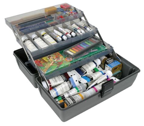 artbin 8413 upscale tool box w metal links slate|UPC 071617684808 .